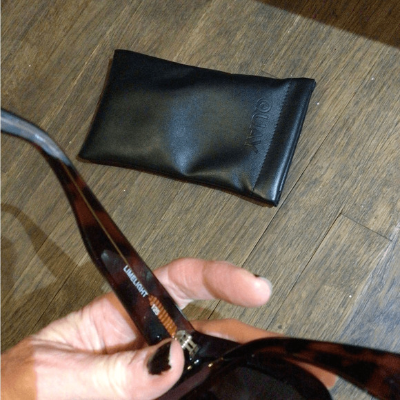 NEW ! Rare Quay Australia Brown pink LIMELIGHT Tortoise Sunglasses